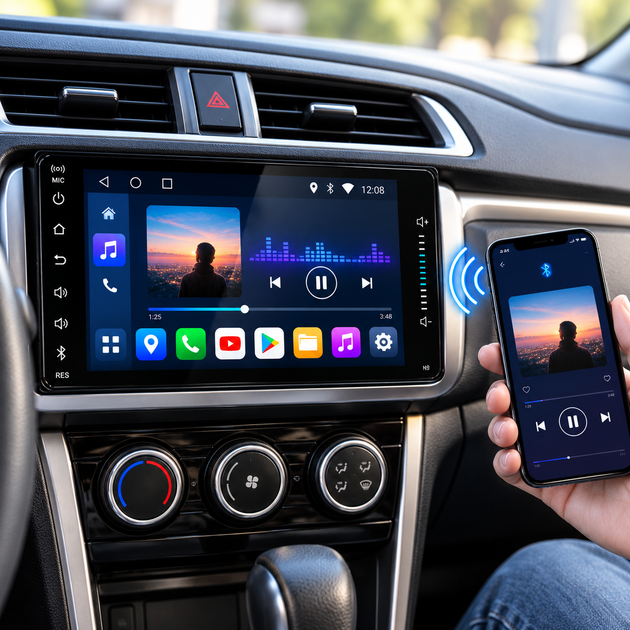 Автомагнитола PI-606 Toyota / Магнитола 2DIN Android 10.0, 3/32 ГБ, / Мультимедийная система GPS, Bluetooth, Wi-Fi - изображение 3