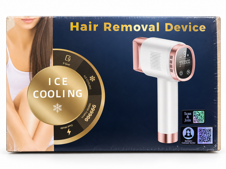 Фотоепілятор OUPSEEN PR-708 IPL 21J Ice Cooling 9 рівнів 999900 спалахів - изображение 2