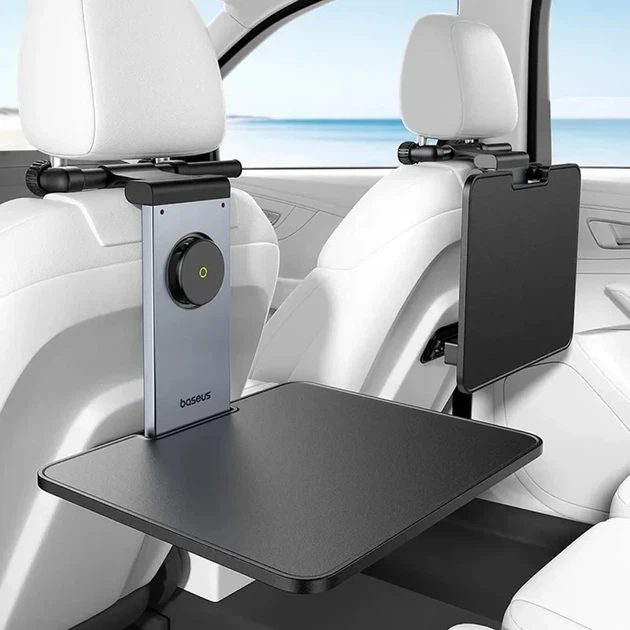 Автотримач Baseus MagPro II Versatile на підголівник чорний - Фото 3 Автотримач Baseus MagPro II Versatile на підголівник чорний - зображення 3