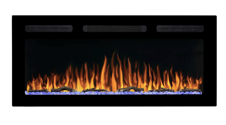 Электрокамин ArtiFlame 1800 Вт до 30 м² 3D пламя настенный встраиваемый Обогреватель с пультом цифровым термостатом таймером звуком горения для дома - изображение 2