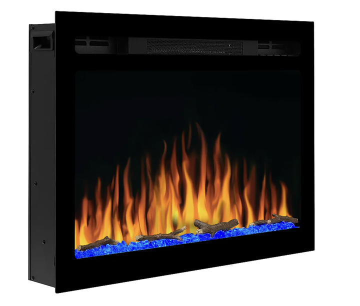 Электрокамин ArtiFlame 1800 Вт до 30 м² 3D пламя настенный встраиваемый Обогреватель с пультом цифровым термостатом таймером звуком горения для дома - изображение 3