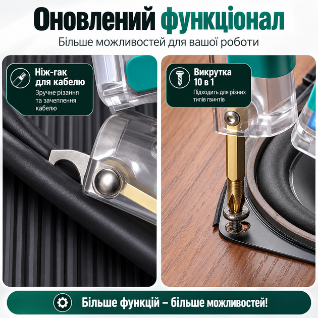 Багатофункціональні плоскогубці-стрипер 14 в 1 з безконтактним індикатором напруги та викруткою - Фото 6 Багатофункціональні плоскогубці-стрипер 14 в 1 з безконтактним індикатором напруги та викруткою - зображення 6