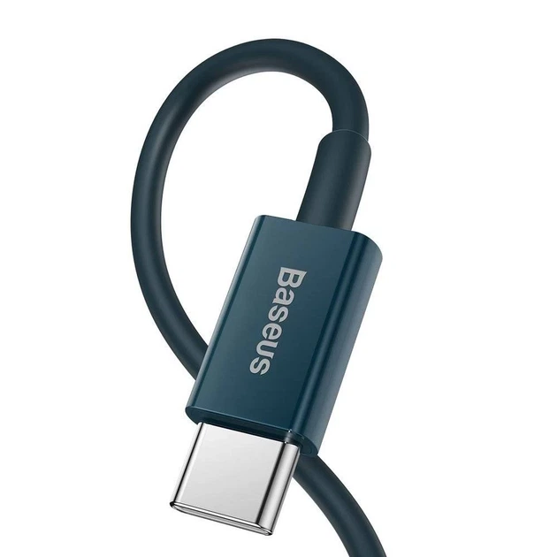 Кабель Baseus Superior USB-C to Lightning 1m Blue (CATLYS-A03) - изображение 3