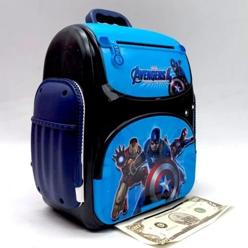Сейф-рюкзак Avengers з підсвіткою та імітацією сканера відбитка чорний - зображення 2