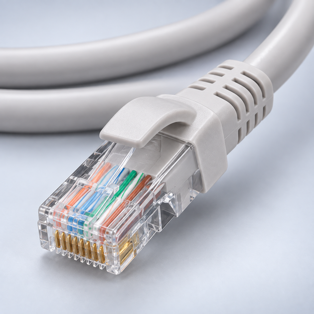 Патч-корд сетевой Ritar PCR-CCA/20G UTP Cat.5e RJ-45 длиной 20 м серый - Фото 2 Патч-корд сетевой Ritar PCR-CCA/20G UTP Cat.5e RJ-45 длиной 20 м серый - изображение 2