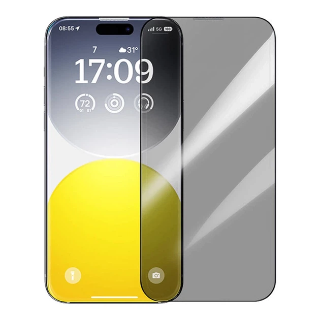Защитное стекло Baseus Diamond для iPhone 15 Plus Privacy (P60057405203-02) - изображение 2