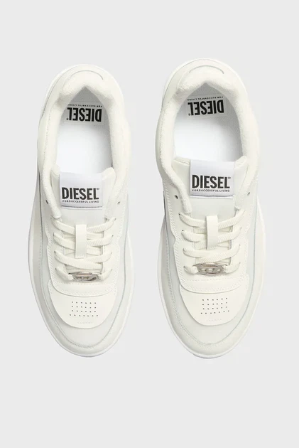 Чоловічі білі снікерси OVAL SKATE Diesel 42 Y03511 P8123 - Фото 4 Чоловічі білі снікерси OVAL SKATE Diesel 42 Y03511 P8123 - зображення 4