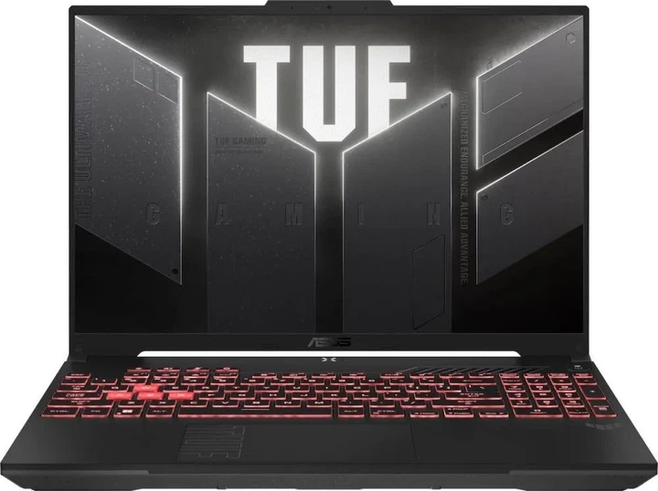 Ноутбук ASUS TUF Gaming A16 FA607NUQ (FA607NUQ-RL009W) Mecha Gray (16 / IPS / 1920x1200 / 144Hz / AMD Ryzen 7 170 16GB RAM / 512GB SSD / RTX 4050 / Windows 11 Home) - Фото 1 Ноутбук ASUS TUF Gaming A16 FA607NUQ (FA607NUQ-RL009W) Mecha Gray (16 / IPS / 1920x1200 / 144Hz / AMD Ryzen 7 170 16GB RAM / 512GB SSD / RTX 4050 / Windows 11 Home) - изображение 1