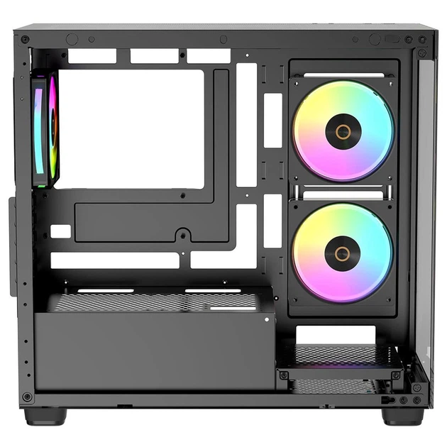 Корпус Ocypus GAMMA C52 W/O PSU, BK ARGB mATX (GAMMA-C52-BKD300XX-GL) - изображение 9