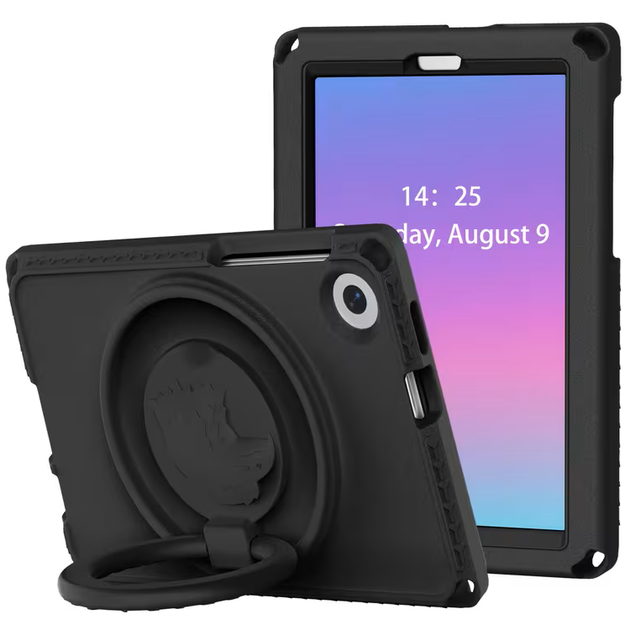 Протиударний дитячий чохол EVA Kids Eagle з ручко-підставкою для Samsung Galaxy Tab A11 / Tab A9 / Tab A7 Lite (екран 8.7" дюймів) Чорний - Фото 4 Протиударний дитячий чохол EVA Kids Eagle з ручко-підставкою для Samsung Galaxy Tab A11 / Tab A9 / Tab A7 Lite (екран 8.7" дюймів) Чорний - зображення 4