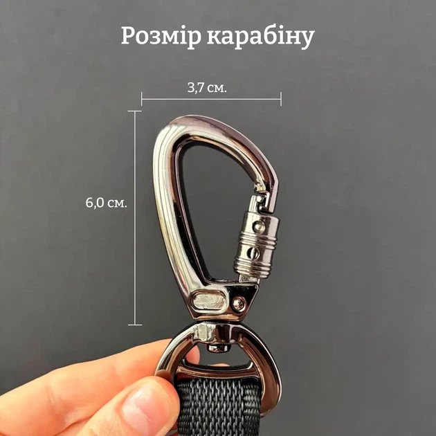 Длинный поводок для собак с металлическим карабином и прорезиненым нейлоном, 3 метра ширина 2,5 см. - Фото 5 Длинный поводок для собак с металлическим карабином и прорезиненым нейлоном, 3 метра ширина 2,5 см. - изображение 5