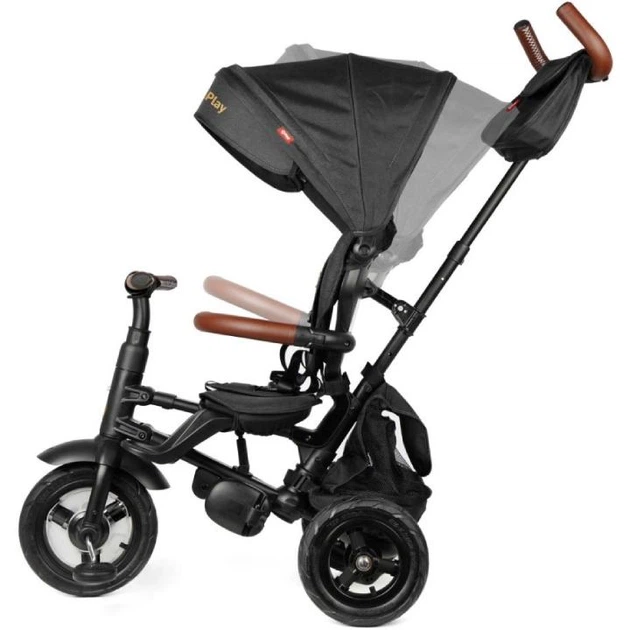 Велосипед трехколесный детский складной Qplay Rito Deluxe Black (S380-17RitoDeluxeBlack) - Фото 5 Велосипед трехколесный детский складной Qplay Rito Deluxe Black (S380-17RitoDeluxeBlack) - изображение 5