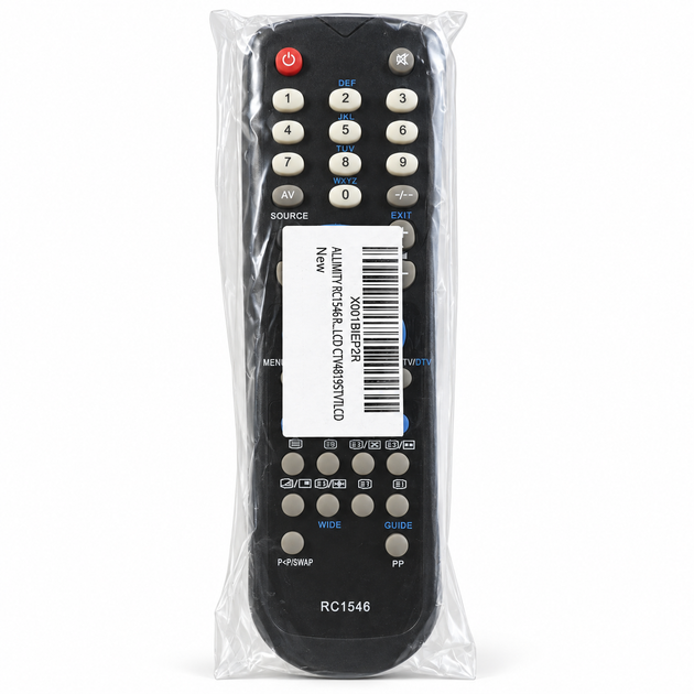Пульт дистанційного керування ALLIMITY RC1546 для телевізора AEG CTV4819 ST/VT LCD чорний - Фото 2 Пульт дистанційного керування ALLIMITY RC1546 для телевізора AEG CTV4819 ST/VT LCD чорний - зображення 2