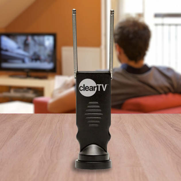 Цифровая антенна для Т2 Clear TV Premium HD / Комнатная мини ТВ антенна - изображение 2