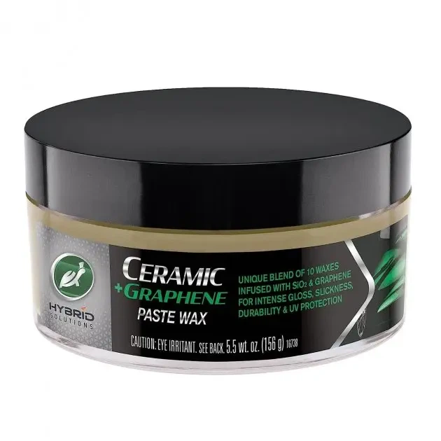 Віск твердий для кузова з керамікою та графеном '10 восків' Turtle Wax HS GRAPHENE PASTE WAX 156 г 53967 - Фото 5 Віск твердий для кузова з керамікою та графеном '10 восків' Turtle Wax HS GRAPHENE PASTE WAX 156 г 53967 - зображення 5