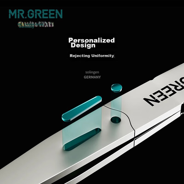 Немецкий пинцет MR.GREEN для удаления волос: бровей, бороды, подмышек и седых волос, импортная нержавеющая сталь, модель Mr-2168NI. - изображение 4