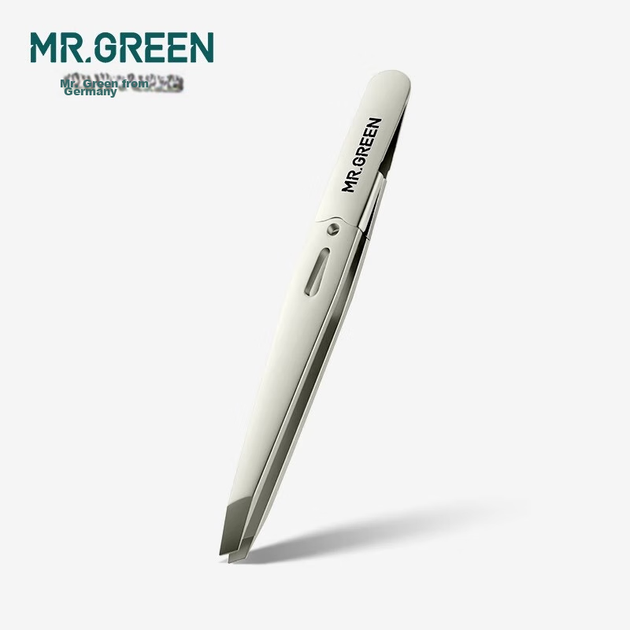 Немецкий пинцет MR.GREEN для удаления волос: бровей, бороды, подмышек и седых волос, импортная нержавеющая сталь, модель Mr-2168NI. - изображение 7