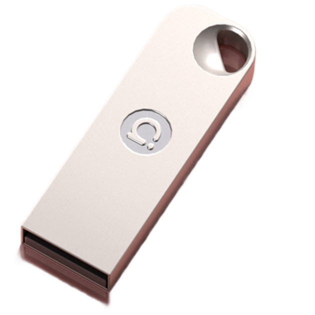 ASUS 8 ГБ USB 2.0 однопортовый миниатюрный металлический USB-накопитель U200, цвет «космический серебристый» - изображение 4