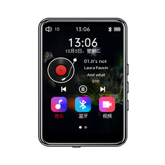 Портативний програвач Newsmy M2 8 ГБ MP3/MP4 без втрат музики Bluetooth 5.3 для студентів, словник англійської мови, аудіоплеєр, зовнішній динамік, ретранслятор, зчитувач електронних книг з металевим сенсорним екраном - зображення 4