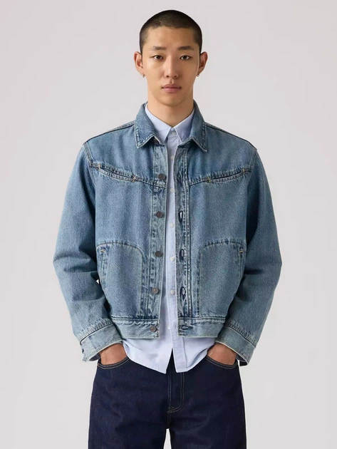 Джинсовая куртка мужской Levi`s 1553904 XL Синяя (1162777652) - Фото 1 Джинсовая куртка мужской Levi`s 1553904 XL Синяя (1162777652) - изображение 1