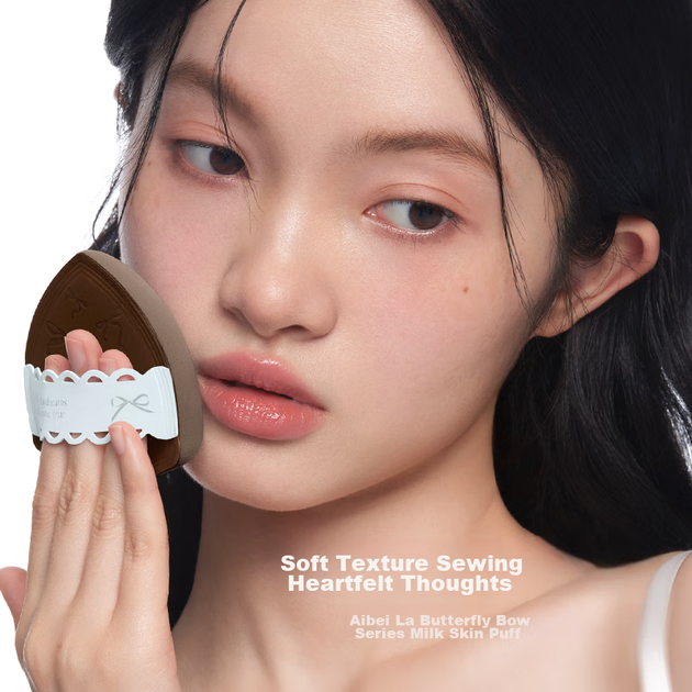 Everbab Air Cushion Milk Powder Cotton Candy Makeup 2 штуки, суха та волога основа подвійного використання, без вбирання пудри - Фото 6 Everbab Air Cushion Milk Powder Cotton Candy Makeup 2 штуки, суха та волога основа подвійного використання, без вбирання пудри - зображення 6