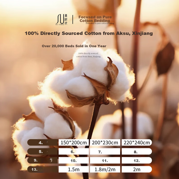 Ковдра Su Times Class A 100% Xinjiang Cotton Quilt Зимова ковдра з бавовняного знежиреного матеріалу 200x230 см 6 Jin - Фото 4 Ковдра Su Times Class A 100% Xinjiang Cotton Quilt Зимова ковдра з бавовняного знежиреного матеріалу 200x230 см 6 Jin - зображення 4