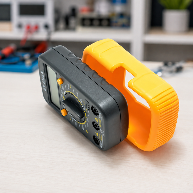 Мультиметр DT-830LN з підсвіткою, вимірювання напруги та струму, захисний чохол - Фото 3 Мультиметр DT-830LN з підсвіткою, вимірювання напруги та струму, захисний чохол - зображення 3