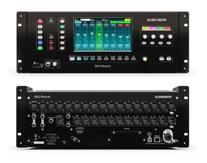Рековий цифровий мікшер Allen & Heath SQ-Rack - Фото 2 Рековий цифровий мікшер Allen & Heath SQ-Rack - изображение 2
