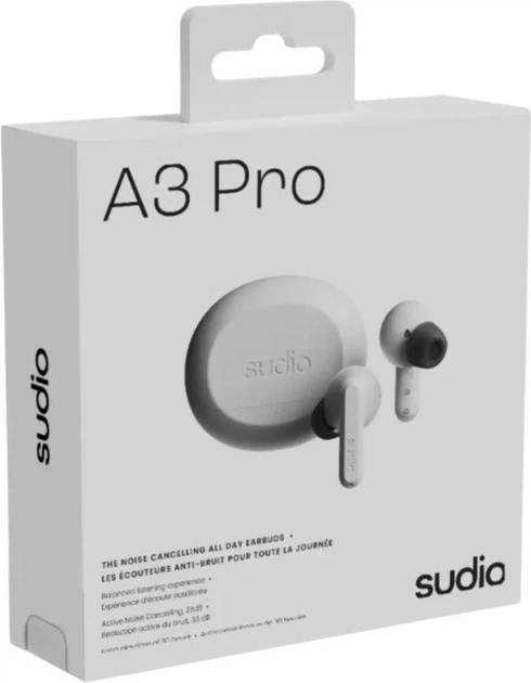 Słuchawki Sudio A3 Pro Fog White (A3PROWHT) - obraz 2