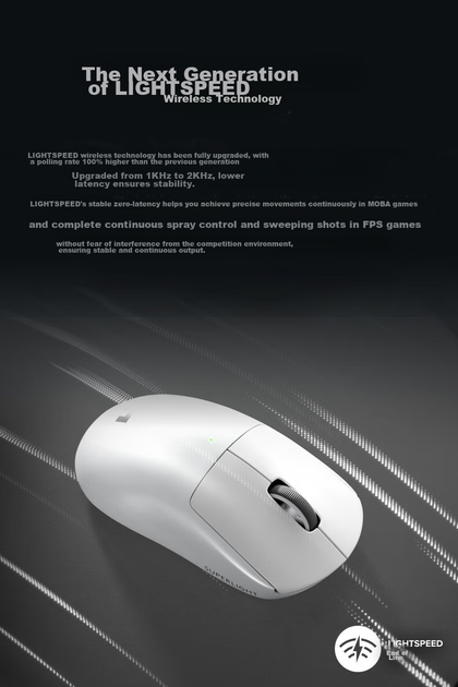 Миша Logitech G Pro X Superlight 2 Lightspeed Wireless/USB Black - Фото 9 Миша Logitech G Pro X Superlight 2 Lightspeed Wireless/USB Black - зображення 9