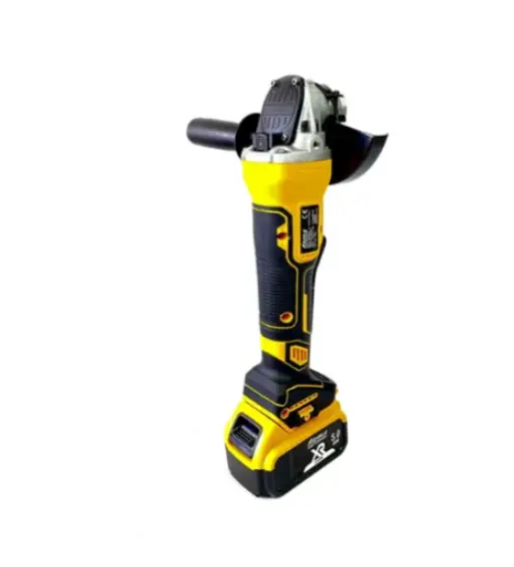 Аккумуляторная болгарка DeWalt 24 В угловая шлифмашина бесщеточная диск 125 мм УШМ 7000 об/мин батарея 5 А·ч электронная регулировка для резки металла шлифования зачистки 2 АКБ кейс - изображение 8
