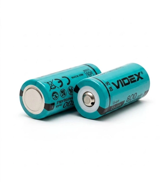 Аккумулятор Videx Li-ion16340 3.7V 800mAh 2.96Wh - изображение 3