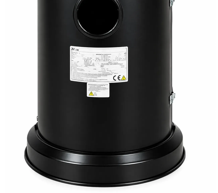 Уличный газовый обогреватель Gordon 13 кВт для террасы сада ресторана беседки с эффектом пламени защитной металлической решеткой регулятором пропан бутан черный - изображение 10