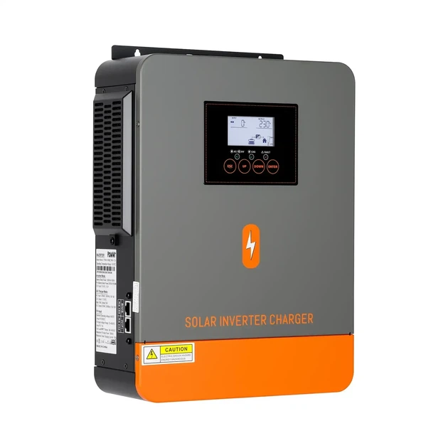 Гибридный инвертор PowMr POW-HVM3.5KW-24V 3200 Вт 24 В чистая синусоида MPPT для автономной энергосистемы - Фото 1 Гибридный инвертор PowMr POW-HVM3.5KW-24V 3200 Вт 24 В чистая синусоида MPPT для автономной энергосистемы - изображение 1
