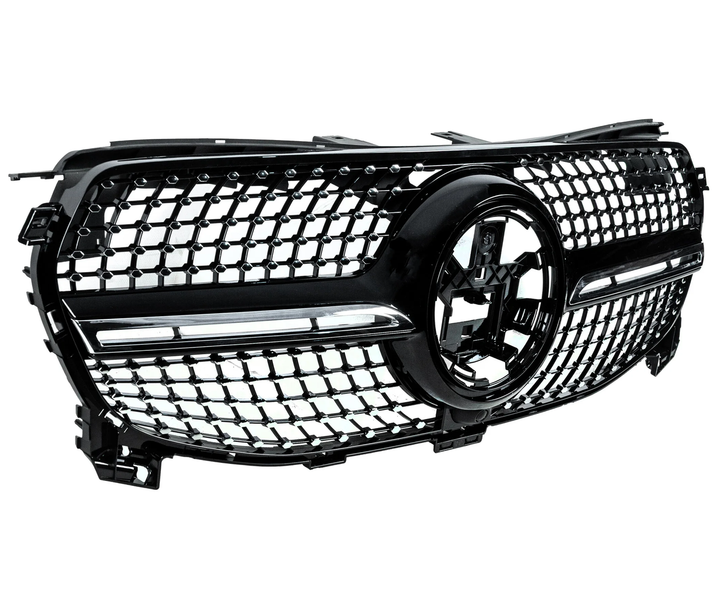 Передняя решетка радиатора Diamond Black для Base Mercedes GLE coupe C167 2019-2023 гг - изображение 4