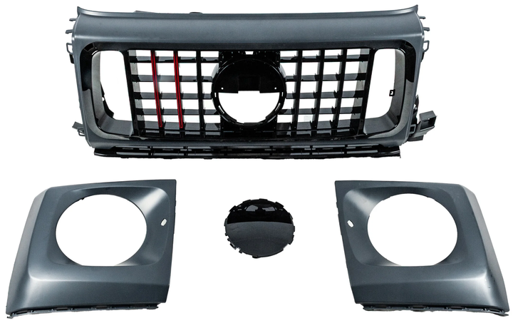 Решетка радиатора Rocket для Mercedes G сlass W463 2018-2024 гг - изображение 3