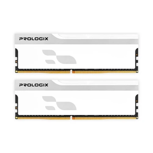 Пам'ять 16Gb x 2 (32Gb Kit) DDR5, 5600 MHz, Prologix Onyx, White, 38-44-44-90, 1.35V, з радіатором (PRO32GB5600YW5K) - Фото 1 Пам'ять 16Gb x 2 (32Gb Kit) DDR5, 5600 MHz, Prologix Onyx, White, 38-44-44-90, 1.35V, з радіатором (PRO32GB5600YW5K) - изображение 1
