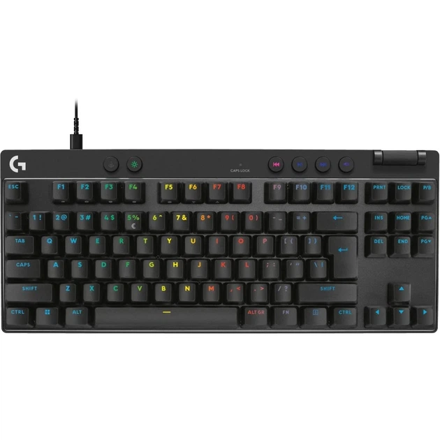 Клавіатура USB Logitech G Pro X TKL Rapid Black (920-013234/920-013233) EU - Фото 1 Клавіатура USB Logitech G Pro X TKL Rapid Black (920-013234/920-013233) EU - изображение 1