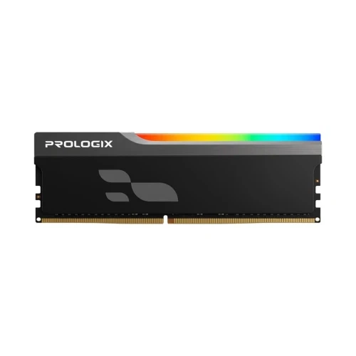 Пам'ять 16Gb DDR5, 5600 MHz, Prologix Onyx RGB, Black, 38-44-44-90, 1.35V, з радіатором (PRO16GB5600YBR5) - Фото 1 Пам'ять 16Gb DDR5, 5600 MHz, Prologix Onyx RGB, Black, 38-44-44-90, 1.35V, з радіатором (PRO16GB5600YBR5) - изображение 1
