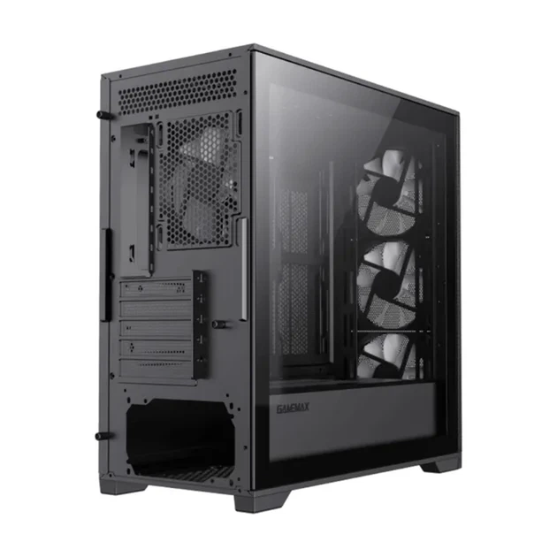 Корпуси для ПК GameMax Destroyer TGB Tempered Glass Black mATX без БЖ - Фото 4 Корпуси для ПК GameMax Destroyer TGB Tempered Glass Black mATX без БЖ - изображение 4