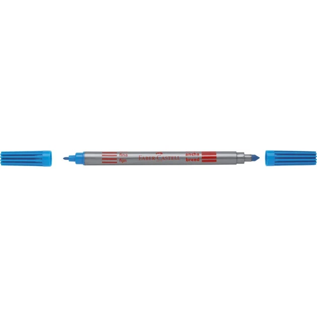 Фломастери Faber-Castell двосторонні Double-ended Fibre tip, 40 кольорів (32421) - зображення 5