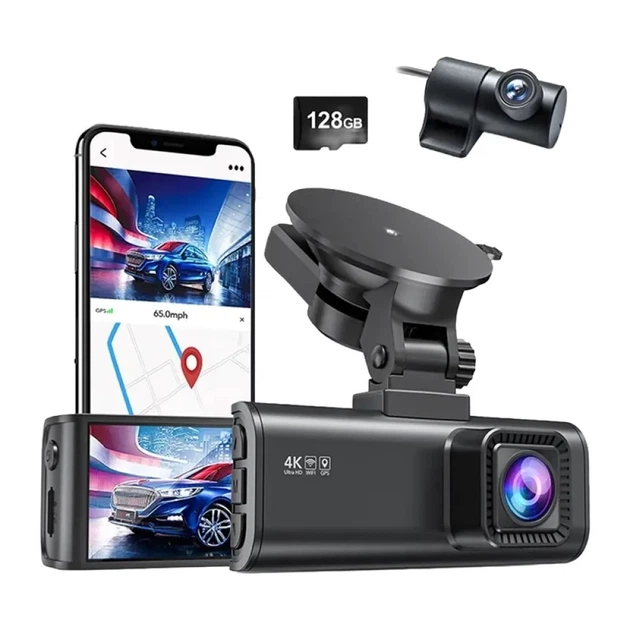 Відеореєстратор Redtiger F7NP WiFi 4K + 1080p 128GB (F7NP128G) - зображення 3