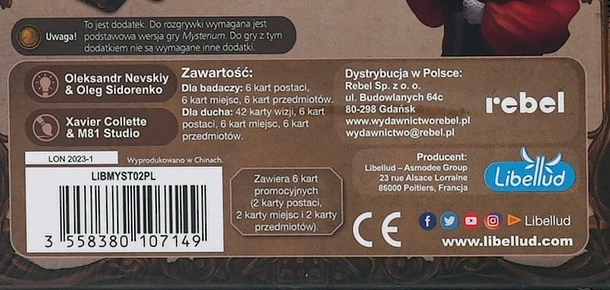 Dodatek do gry Rebel Mysterium: Ukryte znaki (3558380107149) - Zdjęcie 5 Dodatek do gry Rebel Mysterium: Ukryte znaki (3558380107149) - obraz 5