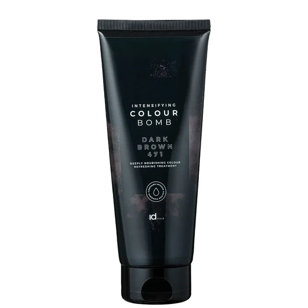 Тонувальний бальзам для волосся IdHAIR Colour Bomb DARK BROWN 471 200 мл - Фото 1 Тонувальний бальзам для волосся IdHAIR Colour Bomb DARK BROWN 471 200 мл - зображення 1