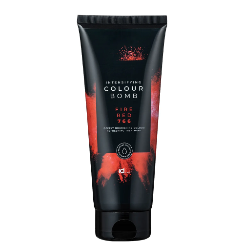 Тонувальний бальзам для волосся IdHAIR Colour Bomb FIRE RED 766 200 мл - Фото 1 Тонувальний бальзам для волосся IdHAIR Colour Bomb FIRE RED 766 200 мл - зображення 1