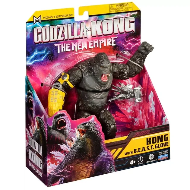 Фігурка Godzilla vs. Kong Конг зі сталевою лапою 15 см (35204) - Фото 5 Фігурка Godzilla vs. Kong Конг зі сталевою лапою 15 см (35204) - зображення 5