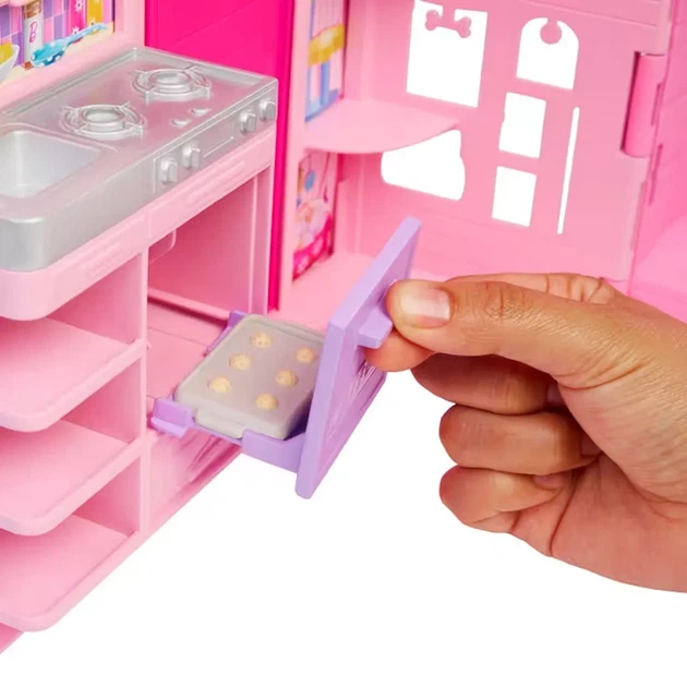 Ігровий набір Barbie Портативний будиночок Вихідні за містом (JMD27) - Фото 2 Ігровий набір Barbie Портативний будиночок Вихідні за містом (JMD27) - зображення 2