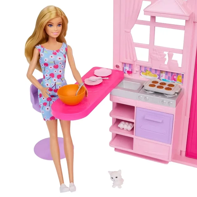 Ігровий набір Barbie Портативний будиночок Вихідні за містом (JMD27) - Фото 5 Ігровий набір Barbie Портативний будиночок Вихідні за містом (JMD27) - зображення 5