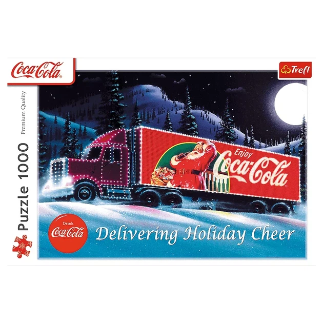 Пазли Trefl Coca-Cola Різдвяний караван 1000 ел (10941) - Фото 3 Пазли Trefl Coca-Cola Різдвяний караван 1000 ел (10941) - зображення 3