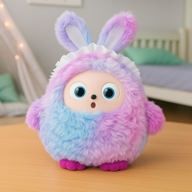 Іграшка з ШІ BOBO Фіолетовий 25 см, плюш, голосове керування - Фото 1 Іграшка з ШІ BOBO Фіолетовий 25 см, плюш, голосове керування - изображение 1